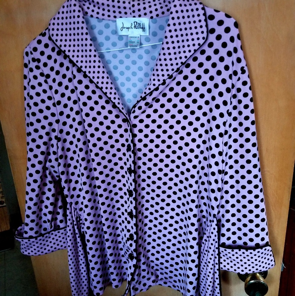Pink and Black  Blouse